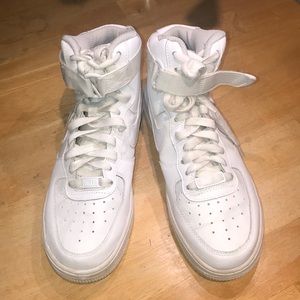 NIKE Air Force 1 white high tops